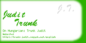 judit trunk business card